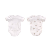 set 2 body maniche corte neonato/neonata